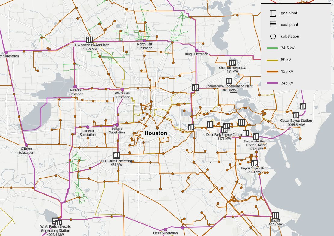 many gas generating plants within city limits